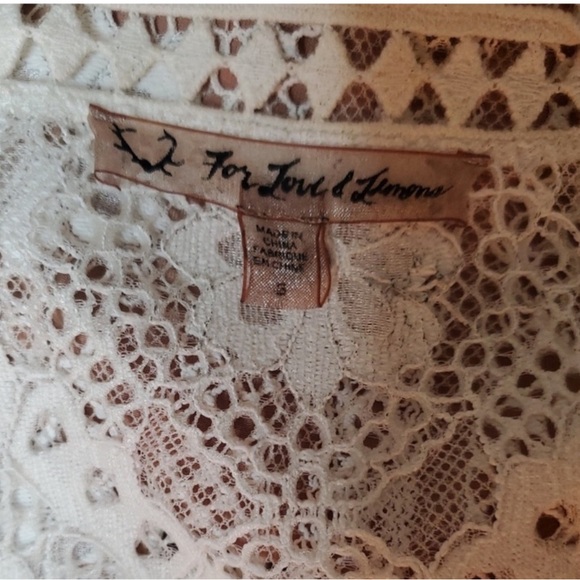 NWOT SET For Love and Lemons Florence Top and Skirt Set Sz S - Picture 6 of 11